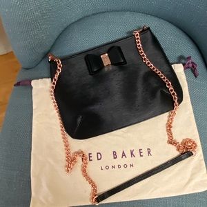 Ted Baker crossbody/clutch with rose gold hardware